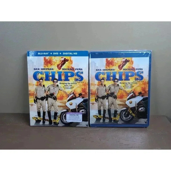 CHIPs (Blu-ray, 2017) - New Sealed With Sleeve - Picture 1 of 8